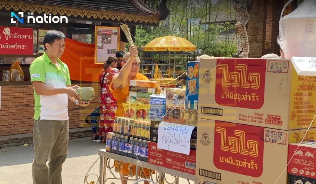 Buddhist temple’s blessing 3000 eggs donated to firefighters