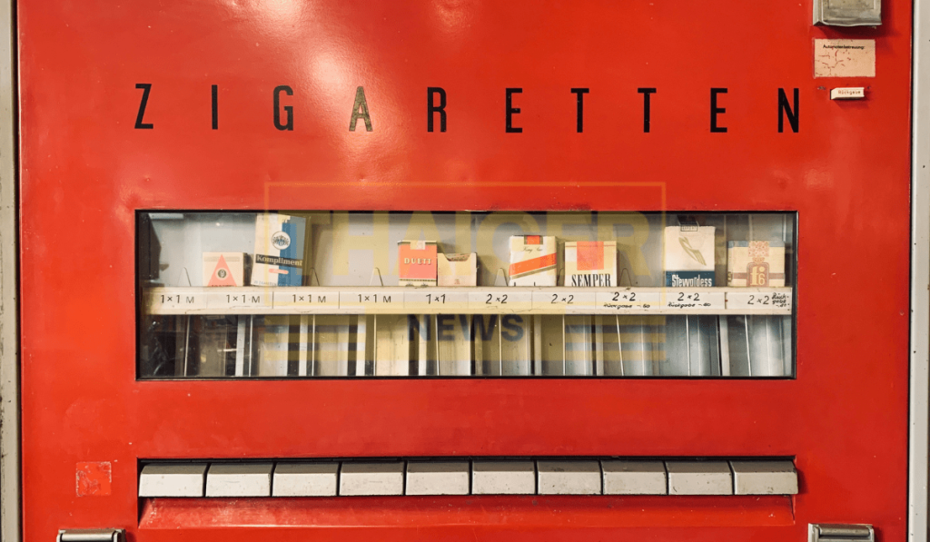 E-cigarette vending machines 