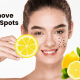 How to easily remove dark spots on your face with lemon juice