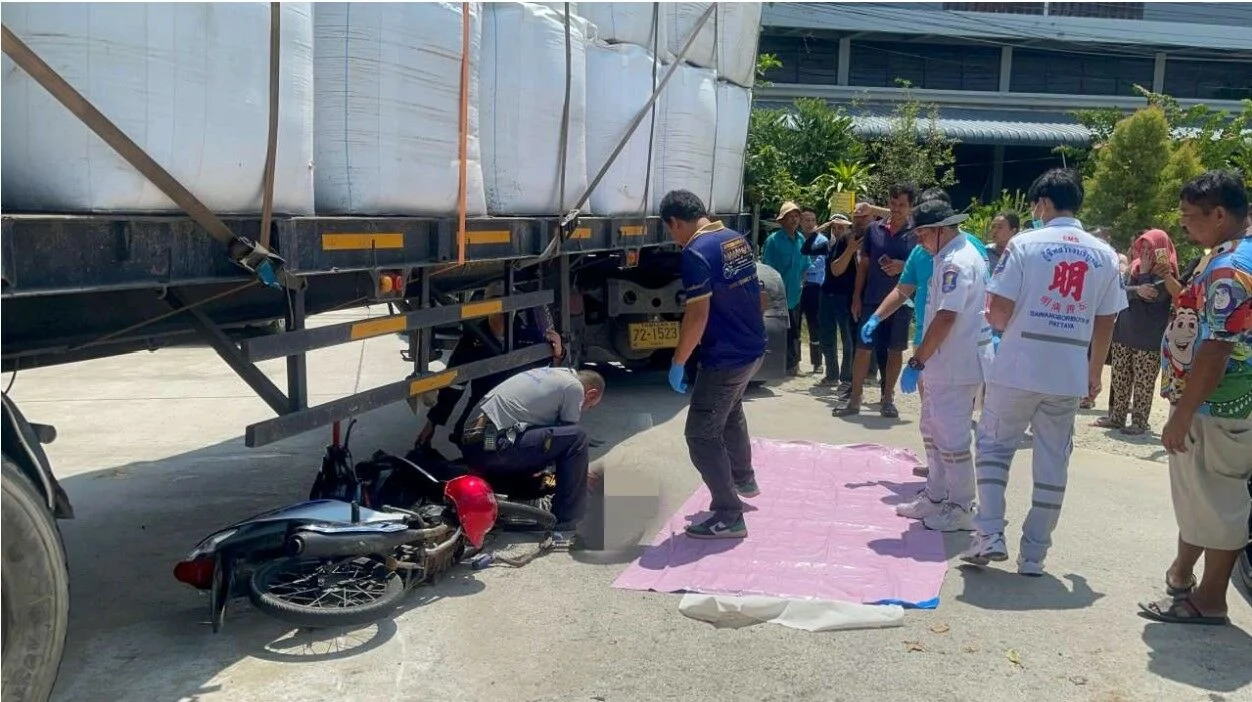 Pattaya motorbike accident