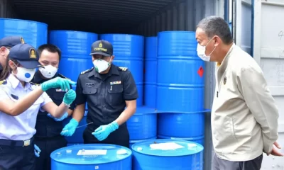 Thai police intercept 90 tonnes of toluene destined for Myanmar