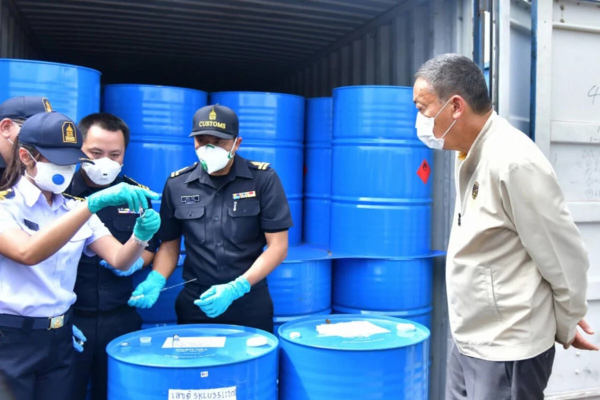 Thai police intercept 90 tonnes of toluene destined for Myanmar